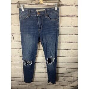 Topshop Moto Women's Size W24 Blue Leigh Jeans